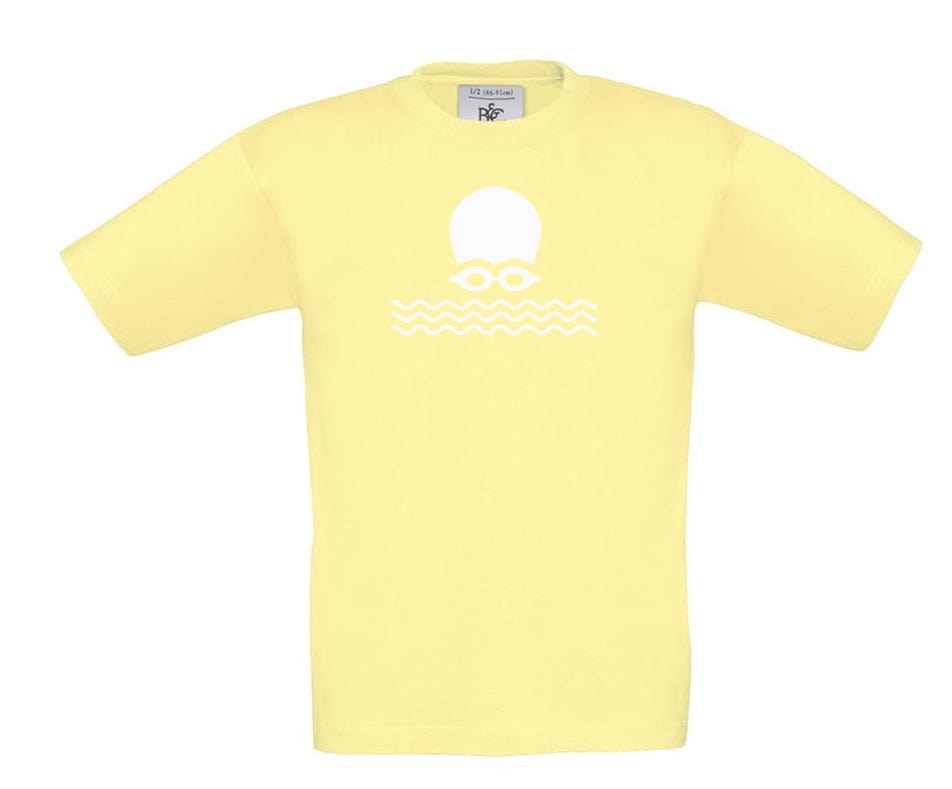 Big Bobble Hats Ltd T-Shirts 3-4 / Yellow Kids Open Water Swimming T-Shirt