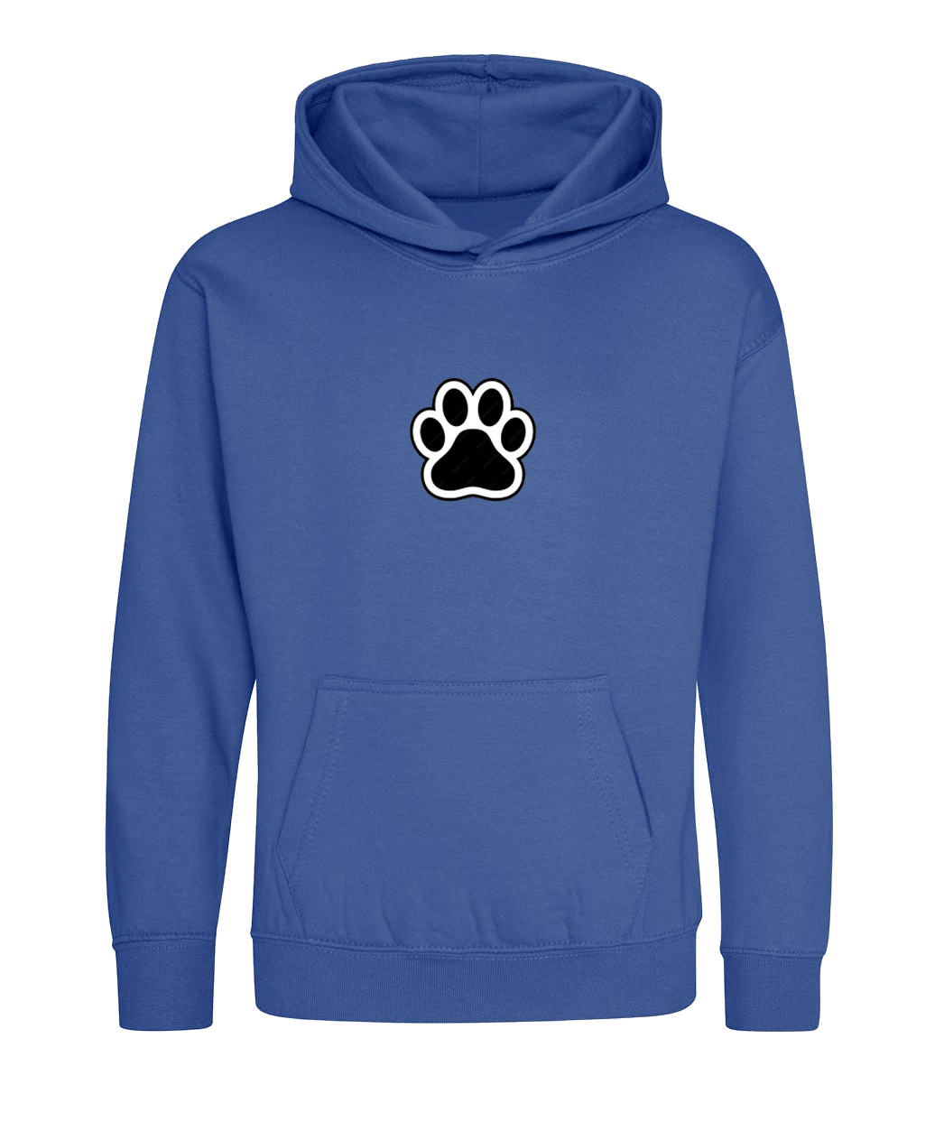 Big Bobble Hats Ltd Kids Hoody Extra Extra Small / Royal Blue Kids Paw Hoodie