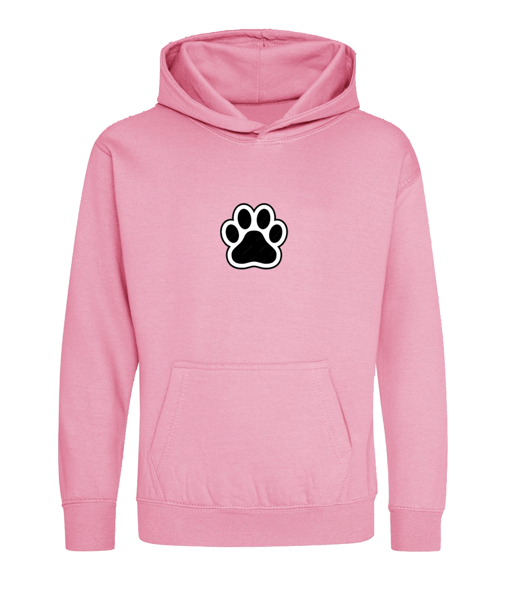 Big Bobble Hats Ltd Kids Hoody Extra Extra Small / Candyfloss Pink Kids Paw Hoodie