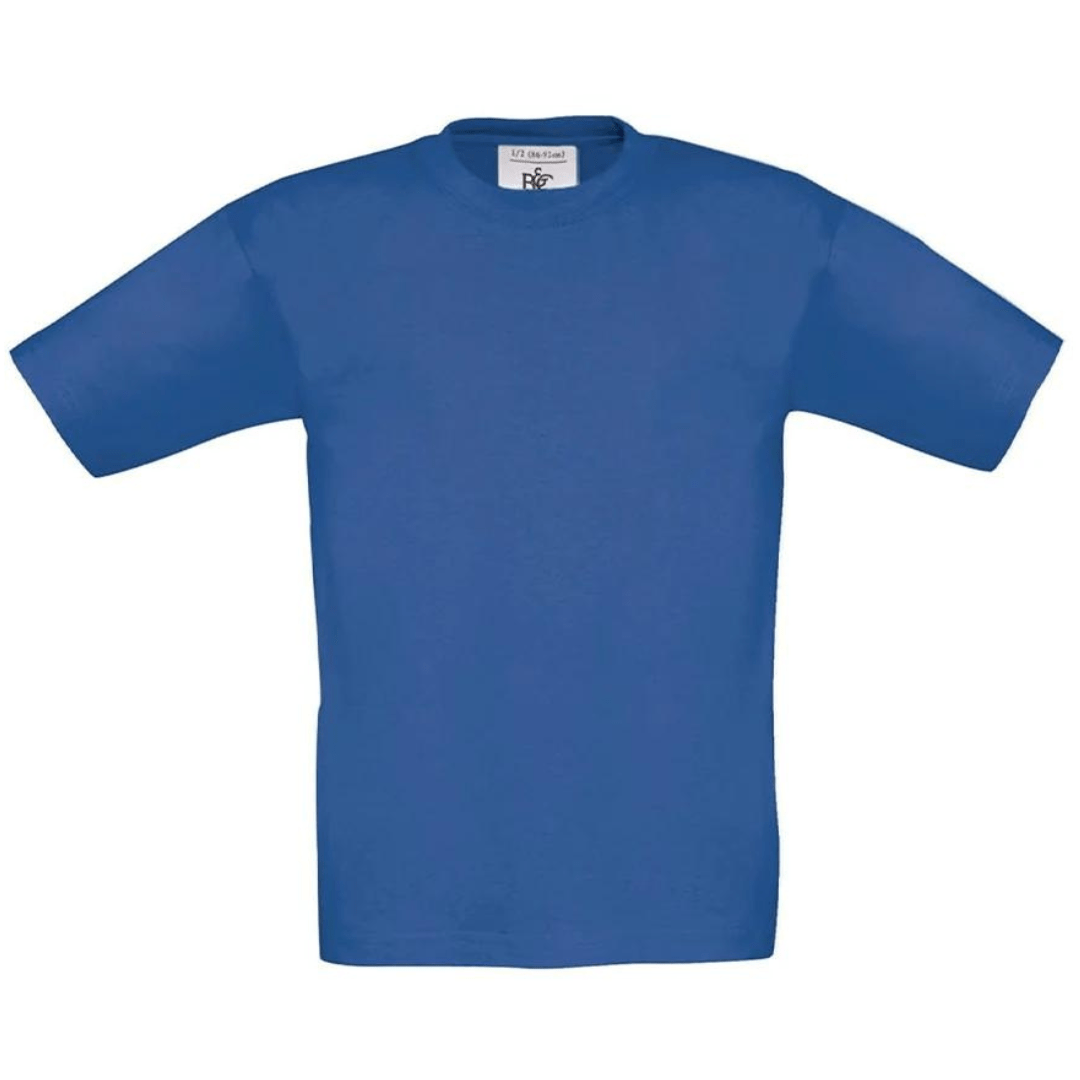 Big Bobble Hats Ltd T-Shirts 3-4 / Royal Blue Kids Plain T-Shirt