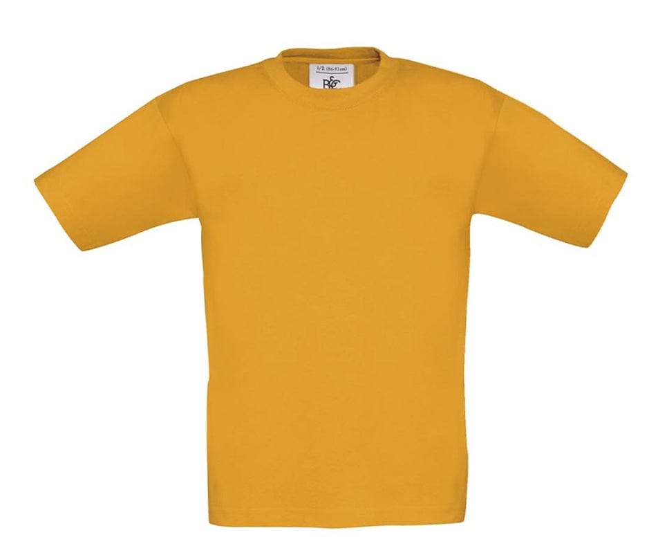 Big Bobble Hats Ltd T-Shirts 3-4 / Apricot Kids Plain T-Shirt