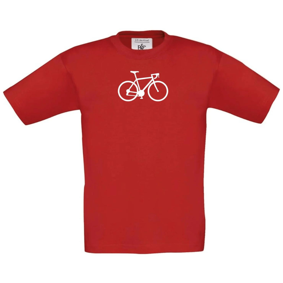 Big Bobble Hats Ltd T-Shirts 3-4 / Red Kids Road Bike T-Shirt