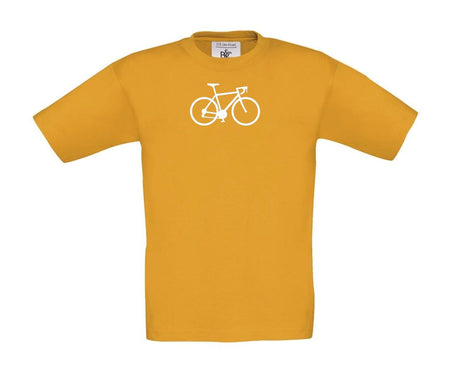 Big Bobble Hats Ltd T-Shirts 3-4 / Apricot Kids Road Bike T-Shirt