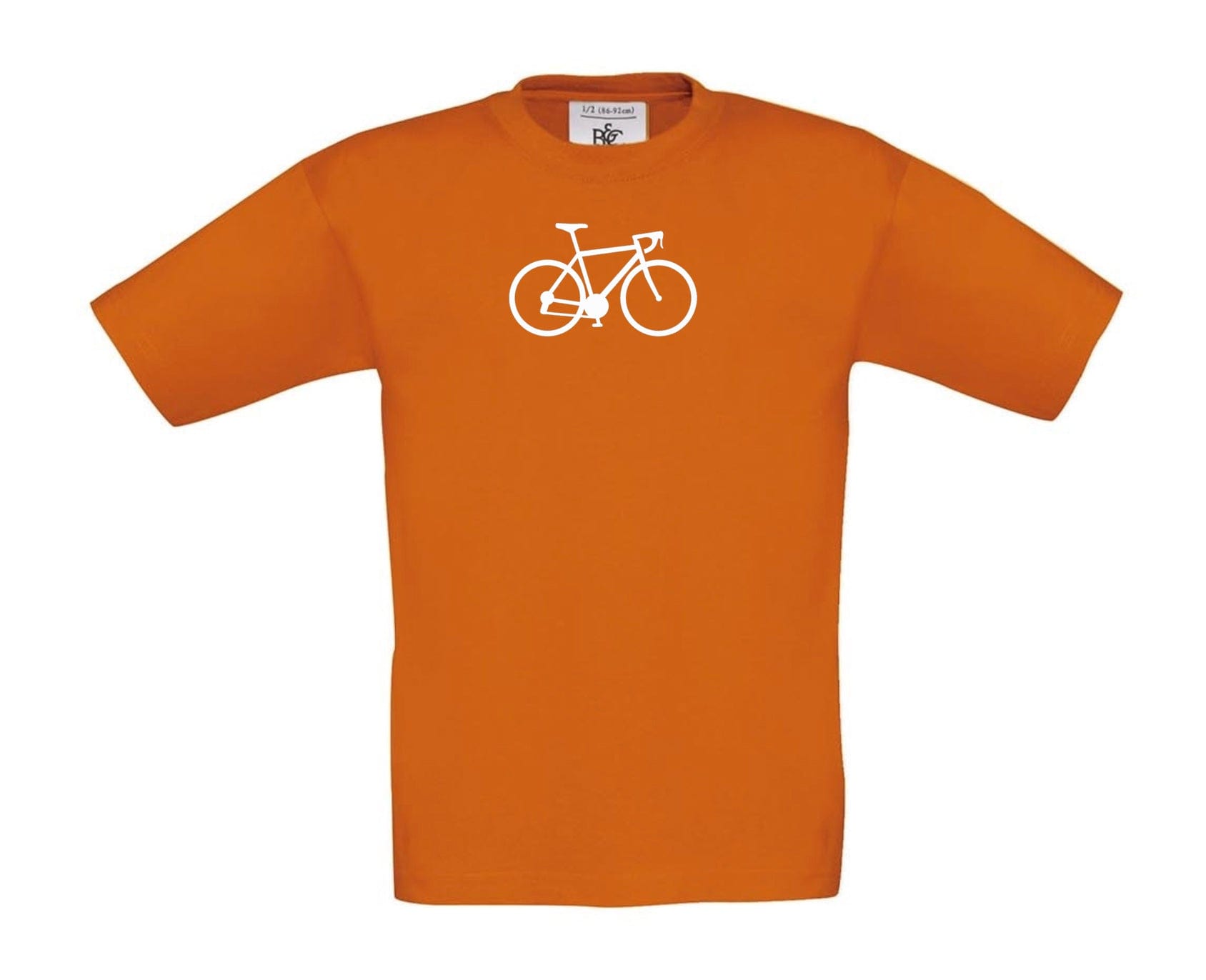 Big Bobble Hats Ltd T-Shirts 3-4 / Orange Kids Road Bike T-Shirt