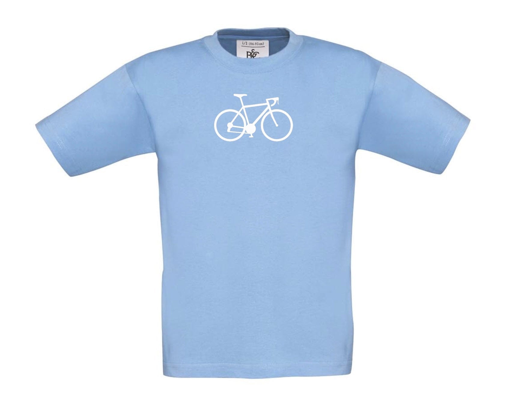 Big Bobble Hats Ltd T-Shirts 3-4 / Sky Blue Kids Road Bike T-Shirt