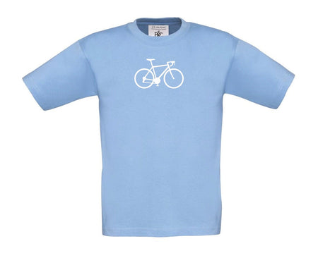 Big Bobble Hats Ltd T-Shirts 3-4 / Sky Blue Kids Road Bike T-Shirt