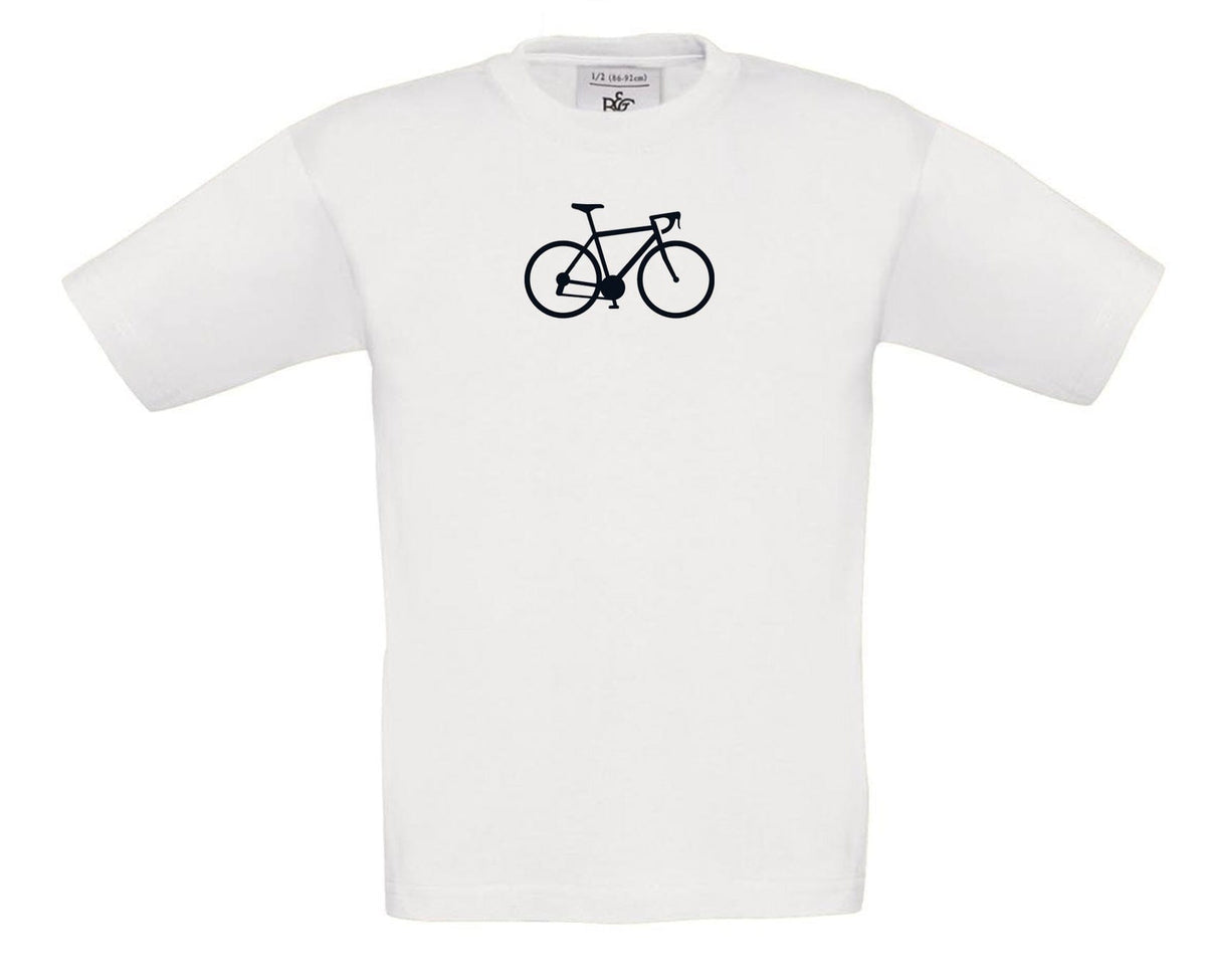 Big Bobble Hats Ltd T-Shirts 3-4 / White Kids Road Bike T-Shirt