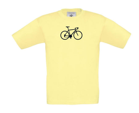 Big Bobble Hats Ltd T-Shirts 3-4 / Yellow Kids Road Bike T-Shirt