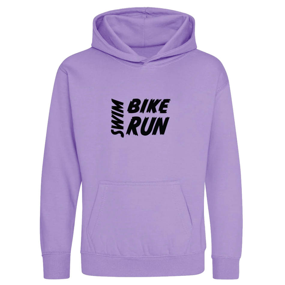 Big Bobble Hats Ltd Kids Hoody Extra Extra Small / Digital Lavender Kids Swim Bike Run Hoodie