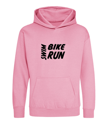 Big Bobble Hats Ltd Kids Hoody Extra Extra Small / Candyfloss Pink Kids Swim Bike Run Hoodie