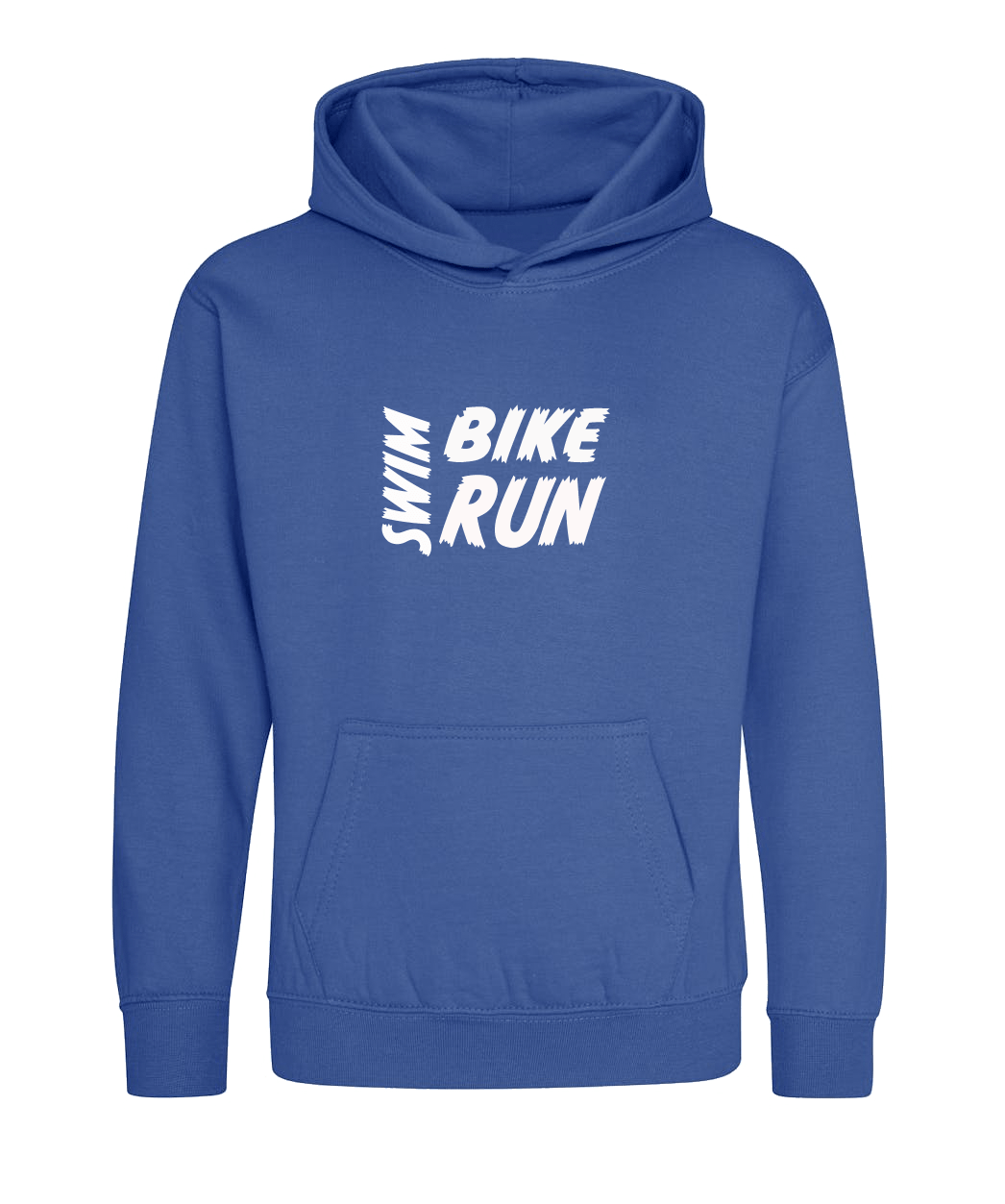 Big Bobble Hats Ltd Kids Hoody Extra Extra Small / Royal Blue Kids Swim Bike Run Hoodie