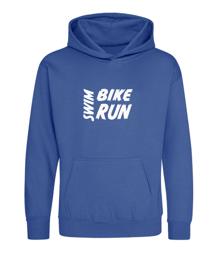 Big Bobble Hats Ltd Kids Hoody Extra Extra Small / Royal Blue Kids Swim Bike Run Hoodie