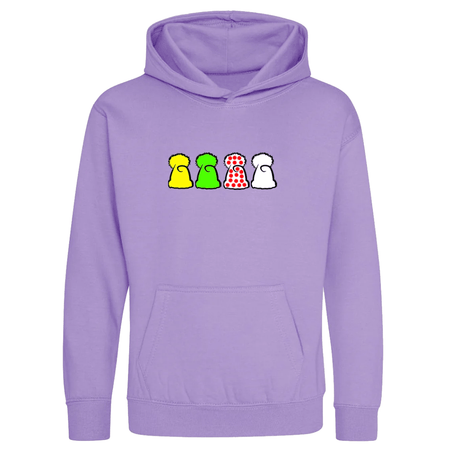 Big Bobble Hats Ltd Kids Hoody Extra Extra Small / Digital Lavender Kids Tour De France Hoodie