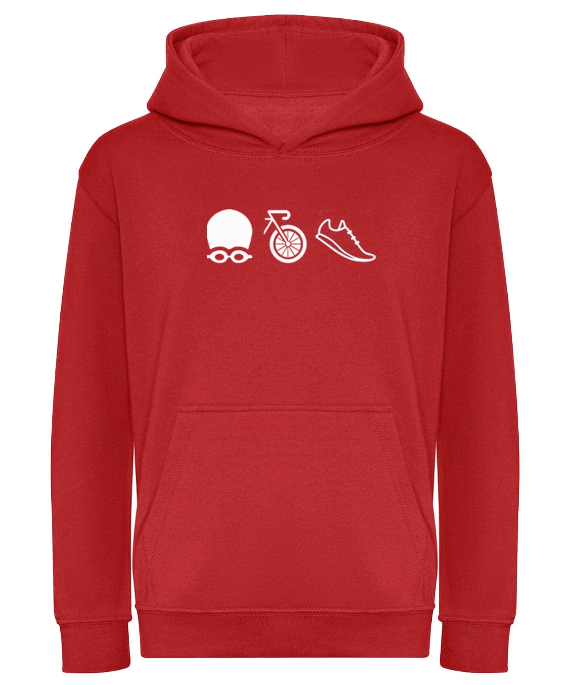 Big Bobble Hats Ltd Kids Hoody Extra Extra Small / Red Kids Triathlon Hoodie