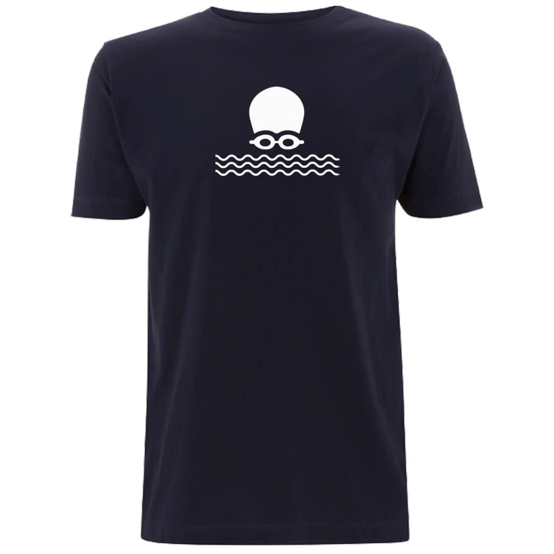 Big Bobble Hats Ltd T-Shirts Small / Navy Open Water Swimming T-Shirt