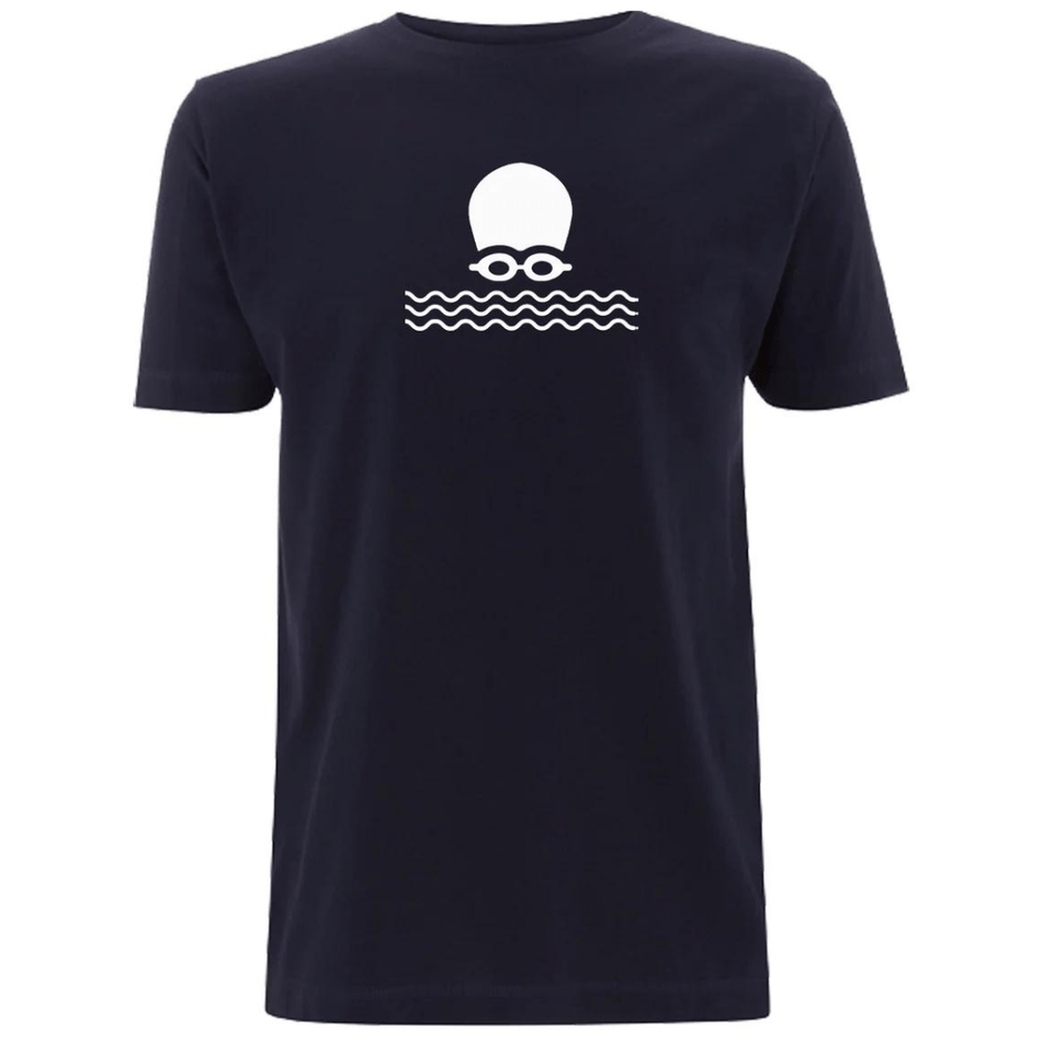 Big Bobble Hats Ltd T-Shirts Small / Navy Open Water Swimming T-Shirt