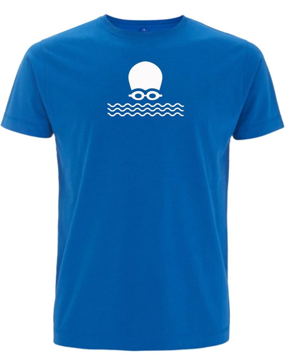 Big Bobble Hats Ltd T-Shirts Small / Blue Open Water Swimming T-Shirt