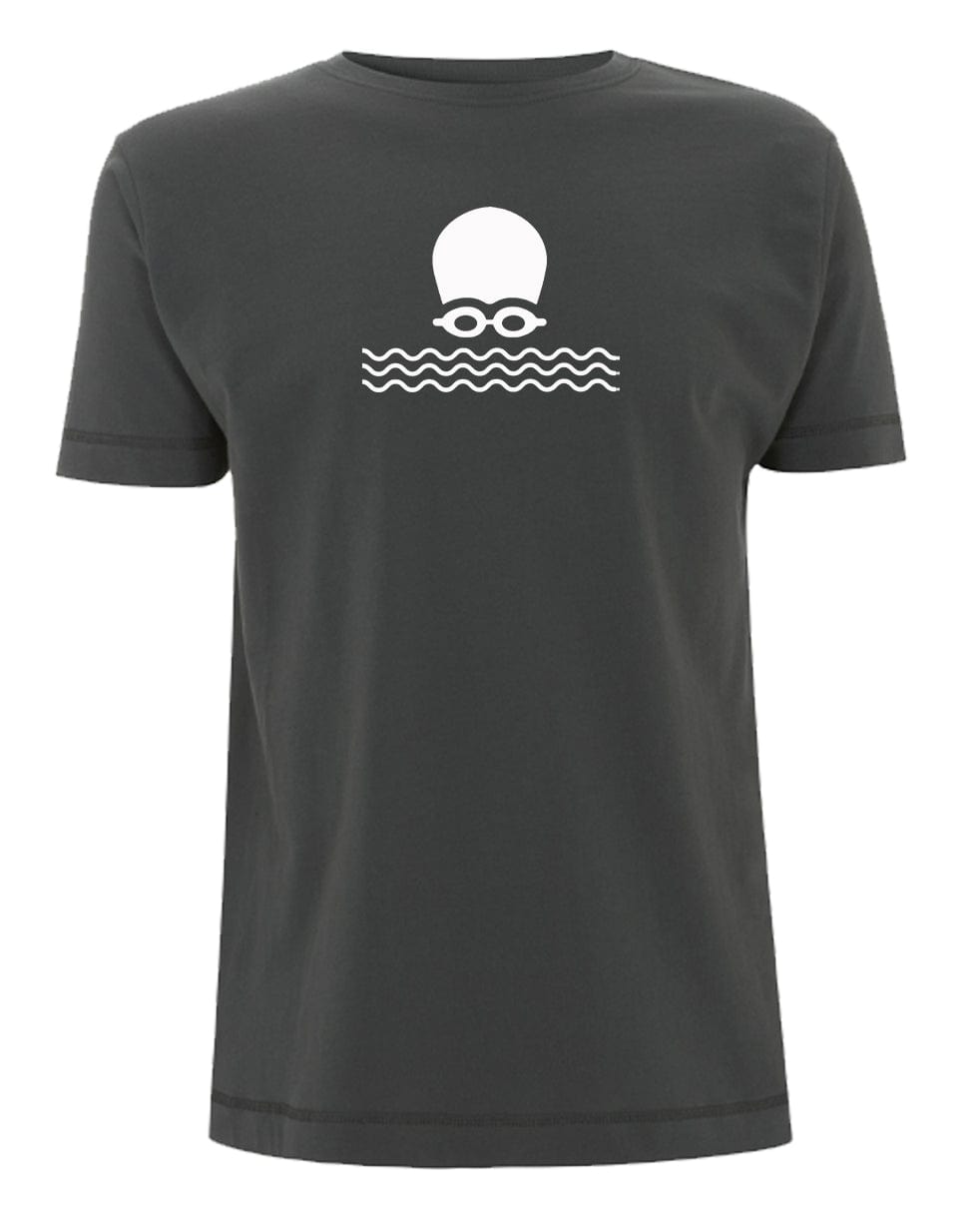 Big Bobble Hats Ltd T-Shirts Small / Charcoal Grey Open Water Swimming T-Shirt