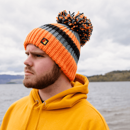 Big Bobble Hats Ltd Big Bobble Hat Orange Carbon