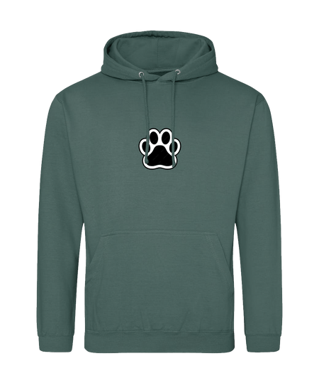 Big Bobble Hats Ltd Hoodies Small / Moss Green Paw Hoodie