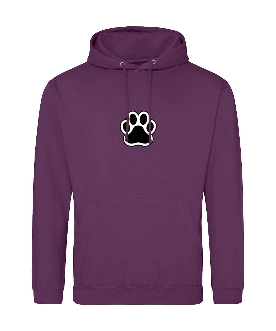 Big Bobble Hats Ltd Hoodies Small / Plum Paw Hoodie