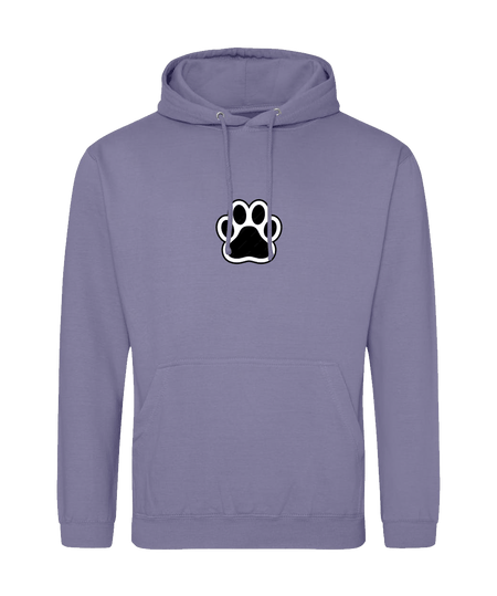 Big Bobble Hats Ltd Hoodies Small / Digital Lavender Paw Hoodie