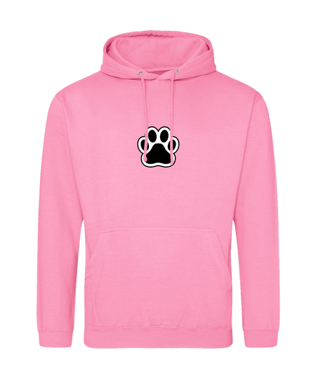 Big Bobble Hats Ltd Hoodies Small / Candyfloss Pink Paw Hoodie