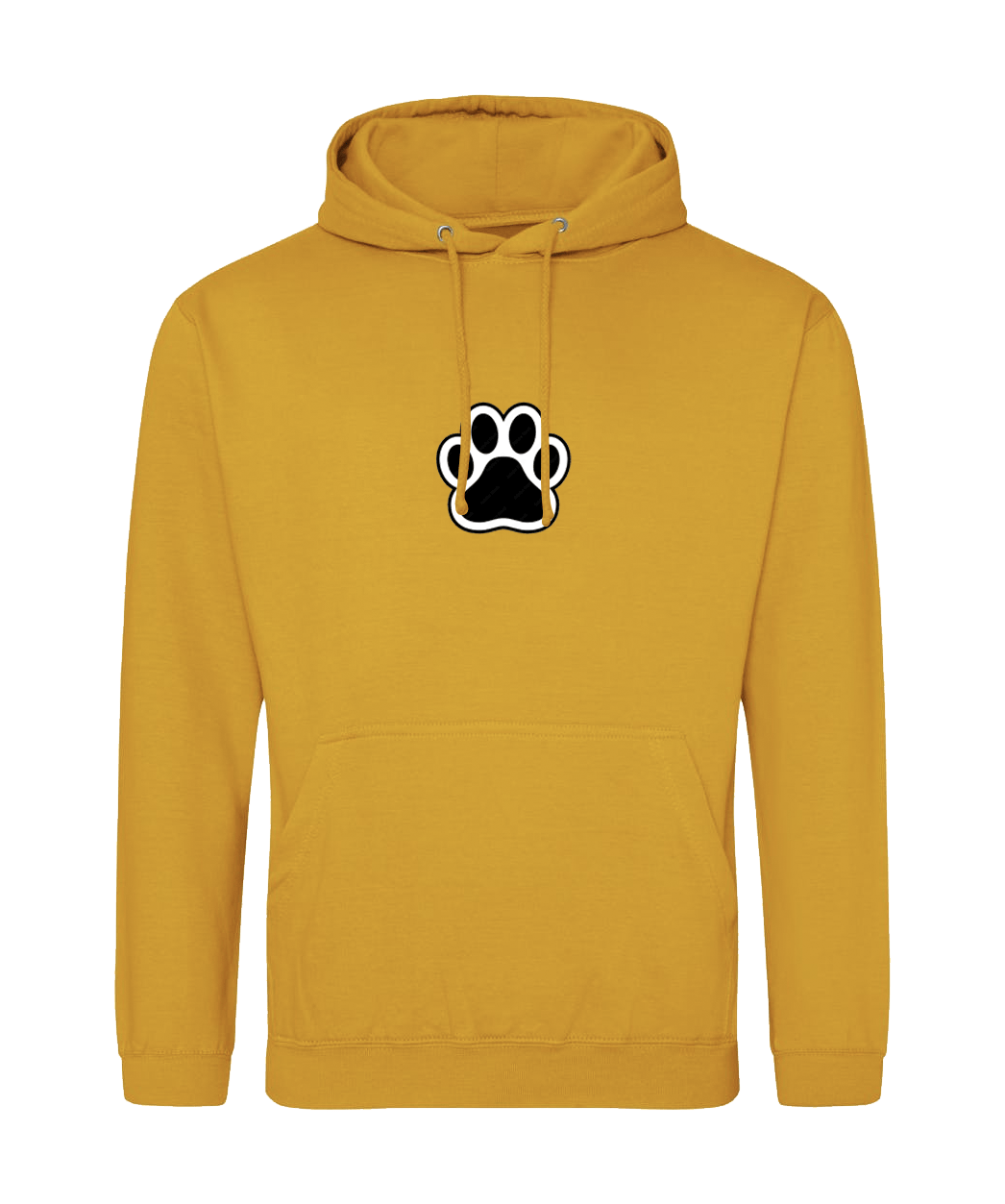 Big Bobble Hats Ltd Hoodies Small / Mustard Paw Hoodie