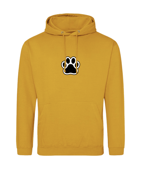 Big Bobble Hats Ltd Hoodies Small / Mustard Paw Hoodie