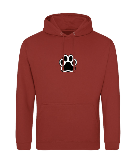 Big Bobble Hats Ltd Hoodies Small / Red Hot Chilli Paw Hoodie