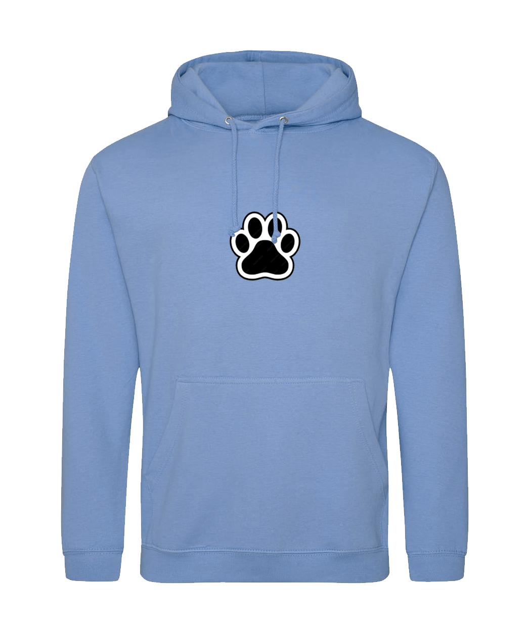 Big Bobble Hats Ltd Hoodies Small / Cornflower Blue Paw Hoodie