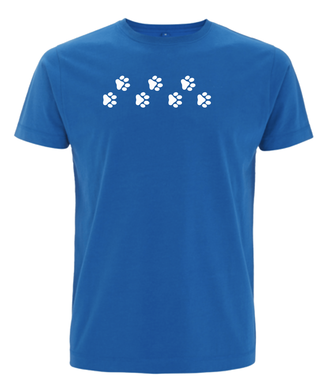 Big Bobble Hats Ltd T-Shirts Small / Blue Paw Prints T-Shirt