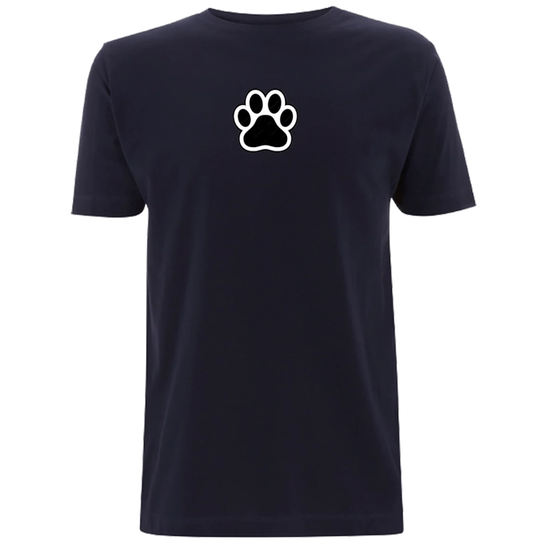 Big Bobble Hats Ltd T-Shirts Small / Navy Paw T-Shirt