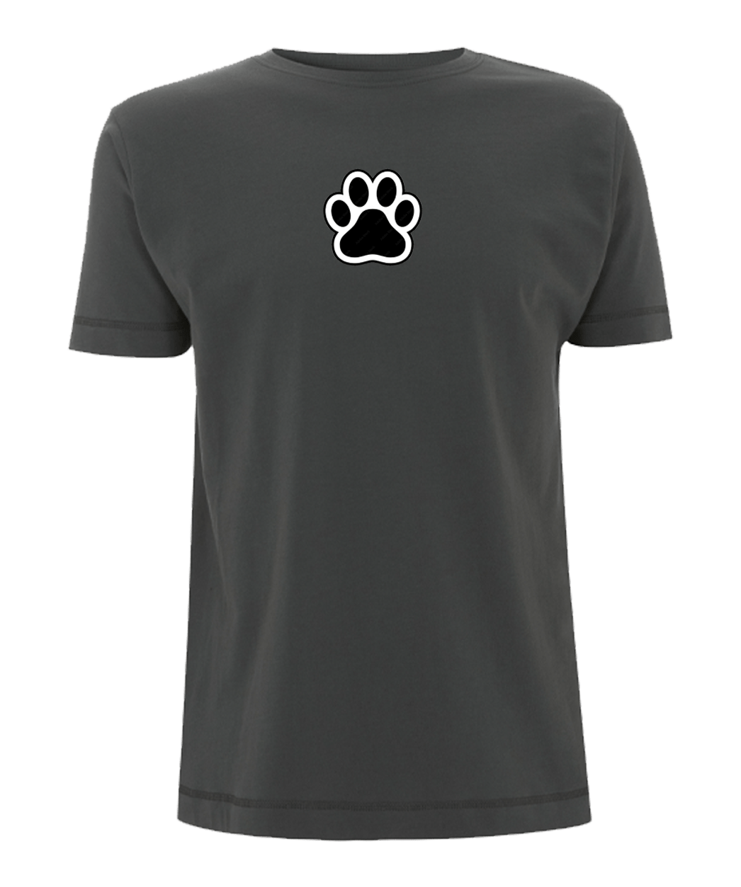 Big Bobble Hats Ltd T-Shirts Small / Charcoal Grey Paw T-Shirt