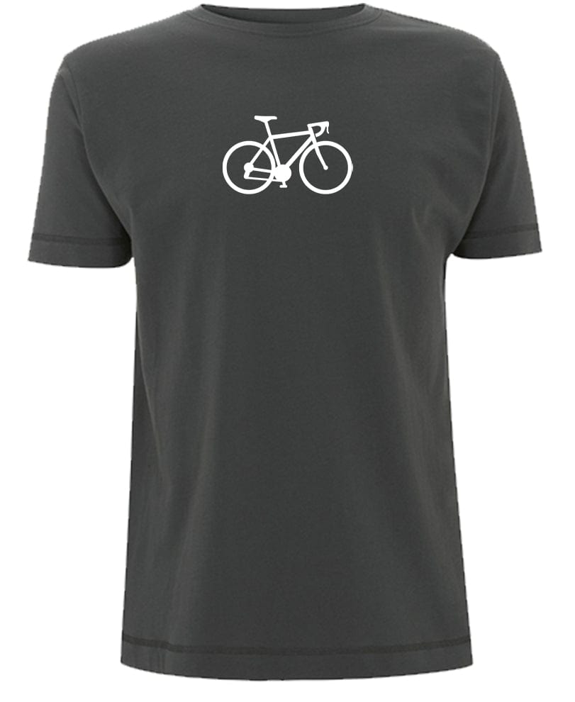 Big Bobble Hats Ltd T-Shirts Small / Charcoal Grey Road Bike T-Shirt