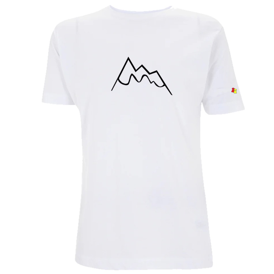 Big Bobble Hats Ltd T-Shirts Small / White Snowy Mountains T-Shirt