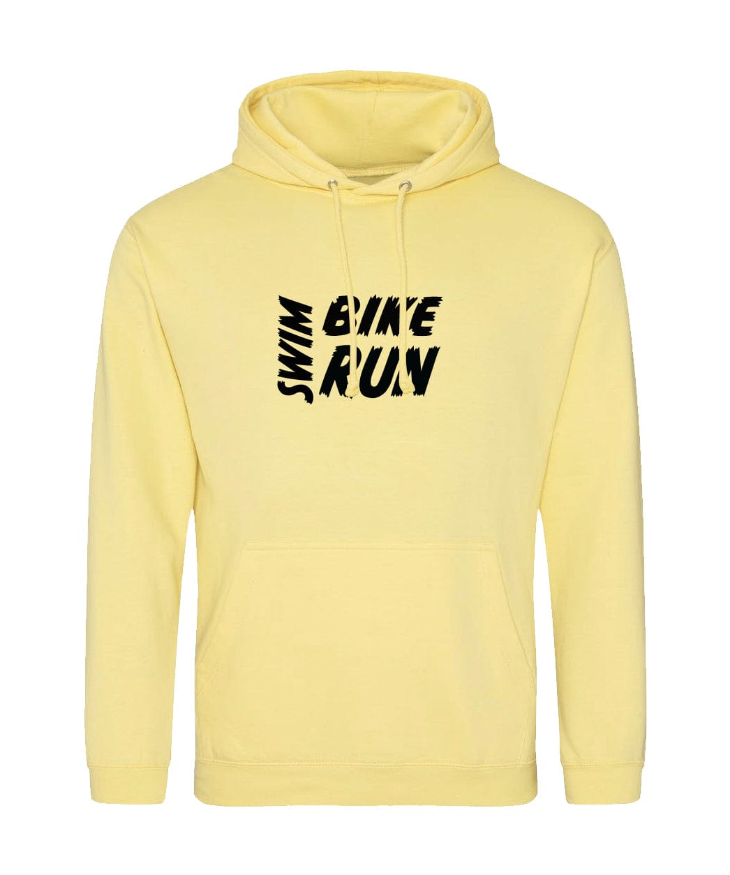 Big Bobble Hats Ltd Hoodies Small / Sherbert Lemon Swim Bike Run Hoodie