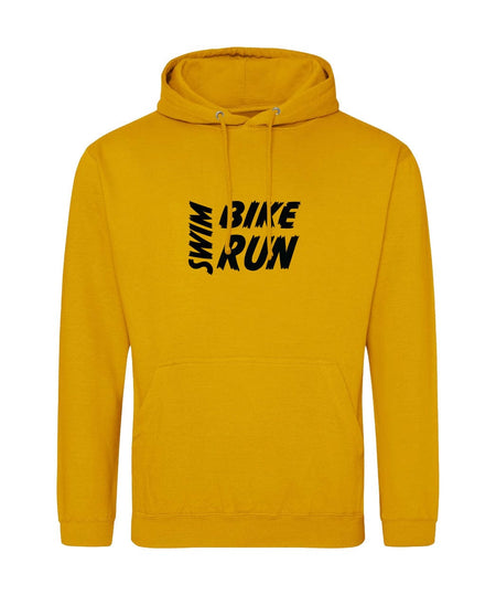 Big Bobble Hats Ltd Hoodies Small / Mustard Swim Bike Run Hoodie