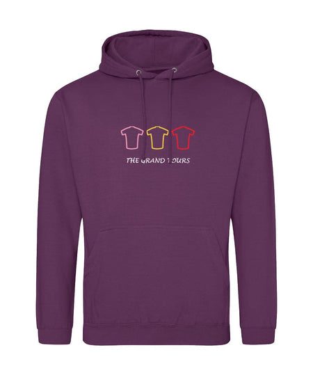 Big Bobble Hats Ltd Hoodies Small / Plum The Grand Tours Hoodie