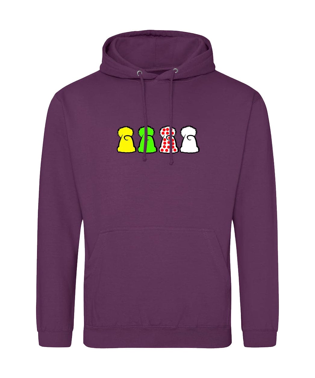 Big Bobble Hats Ltd Hoodies Small / Plum Tour De France Hoodie