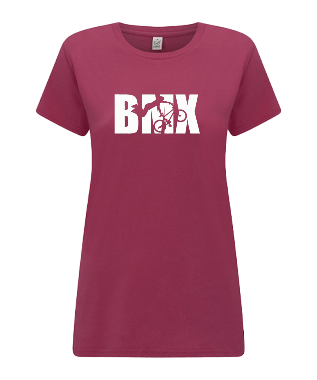 Big Bobble Hats Ltd T-Shirts Small / Pink Women's BMX T-Shirt