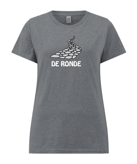 Big Bobble Hats Ltd T-Shirts Extra Small / Light Grey Women's De Ronde T-Shirt