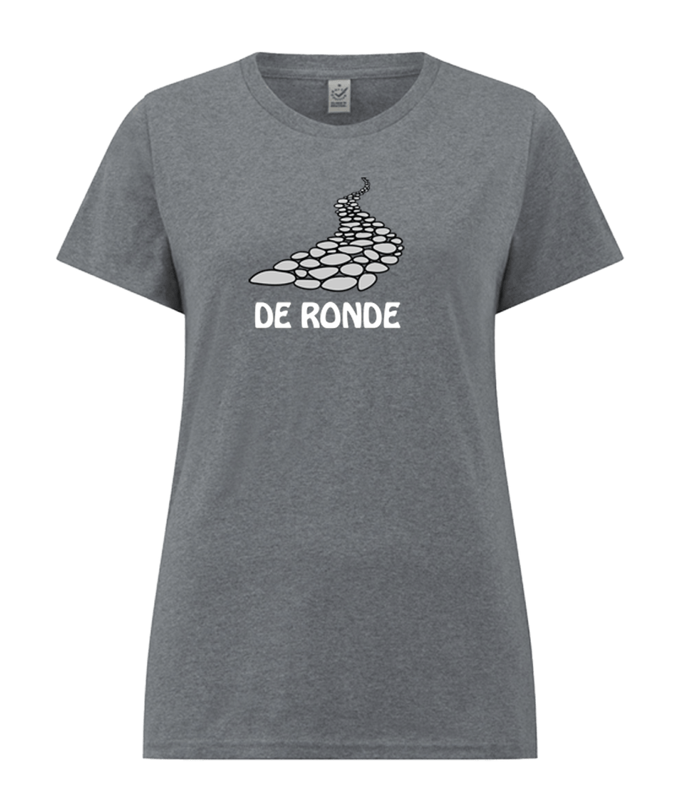 Big Bobble Hats Ltd T-Shirts Extra Small / Light Grey Women's De Ronde T-Shirt