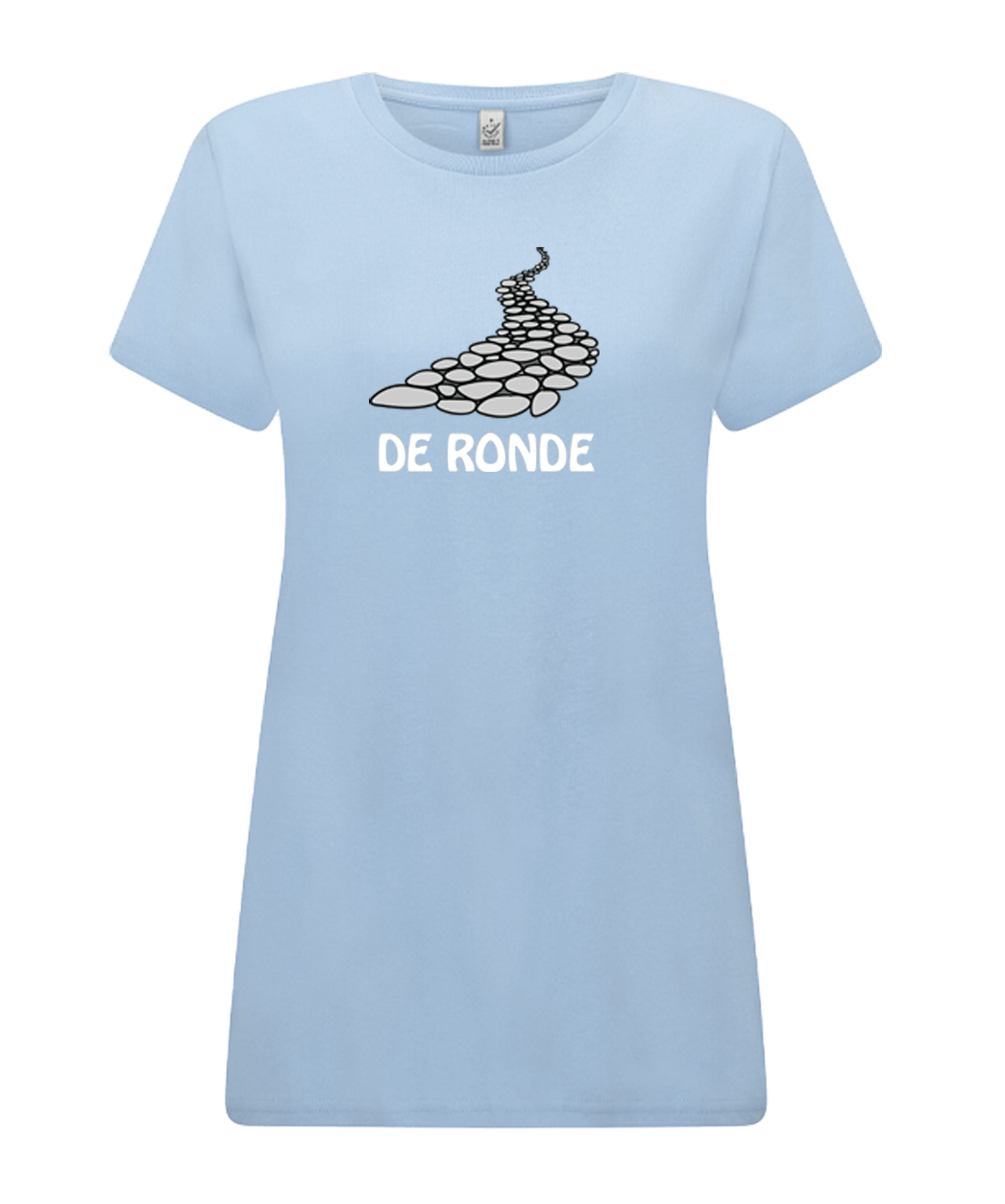 Big Bobble Hats Ltd T-Shirts Extra Small / Light Blue Women's De Ronde T-Shirt