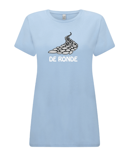 Big Bobble Hats Ltd T-Shirts Extra Small / Light Blue Women's De Ronde T-Shirt