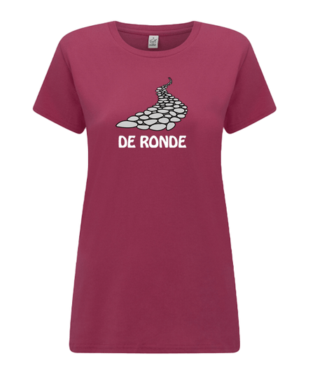 Big Bobble Hats Ltd T-Shirts Extra Small / Pink Women's De Ronde T-Shirt