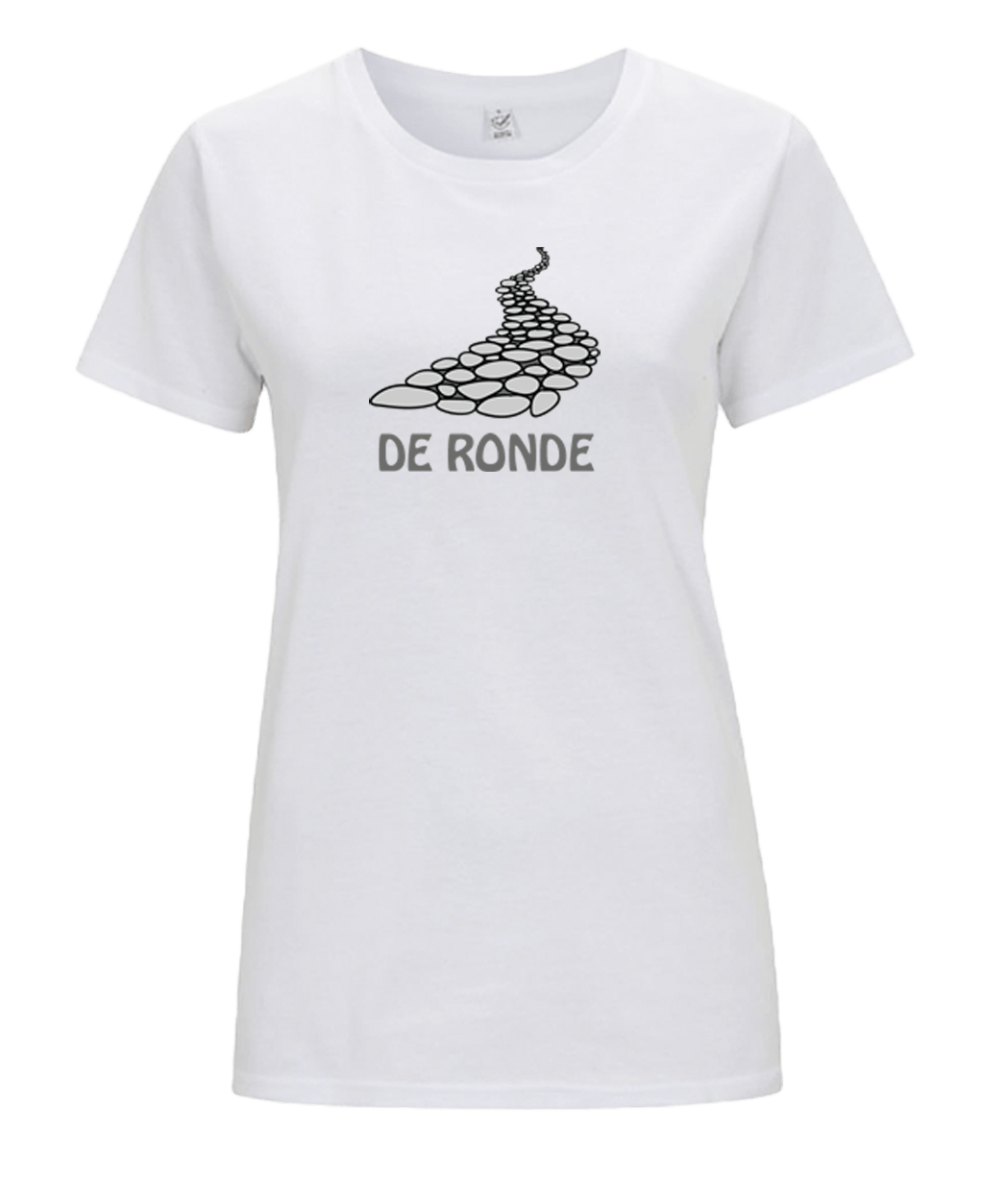 Big Bobble Hats Ltd T-Shirts Extra Small / White Women's De Ronde T-Shirt