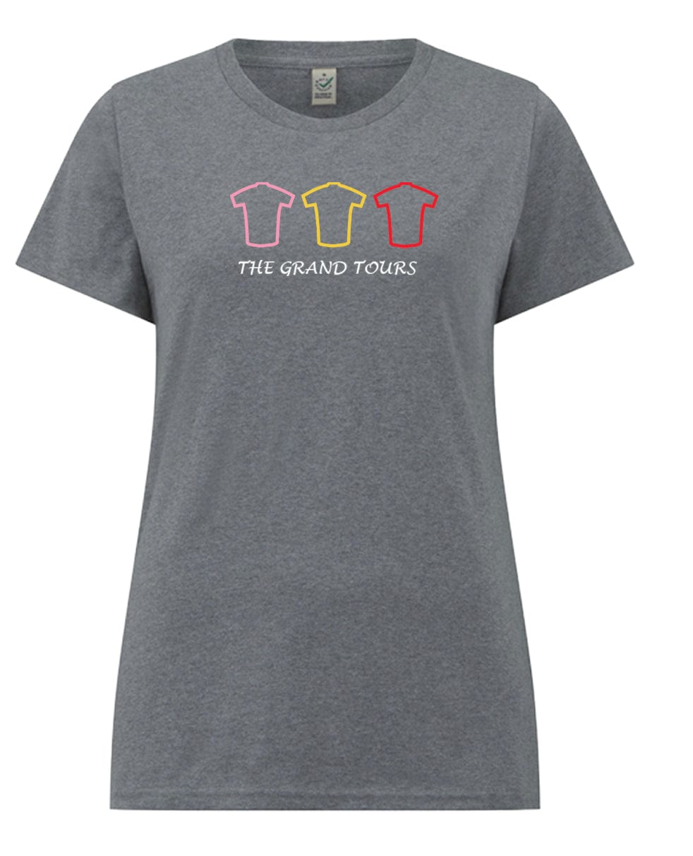 Big Bobble Hats Ltd T-Shirts Extra Small / Light Grey Women's Grand Tour T-Shirt