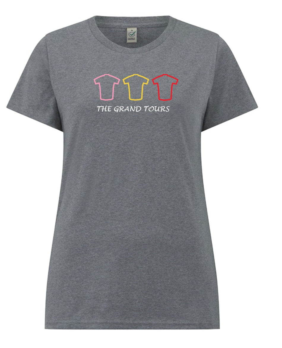 Big Bobble Hats Ltd T-Shirts Extra Small / Light Grey Women's Grand Tour T-Shirt