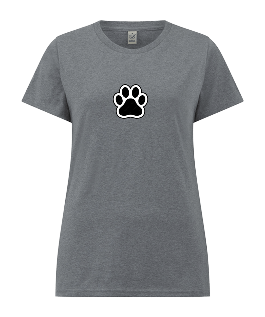 Big Bobble Hats Ltd T-Shirts Extra Small / Light Grey Women's Paw T-Shirt